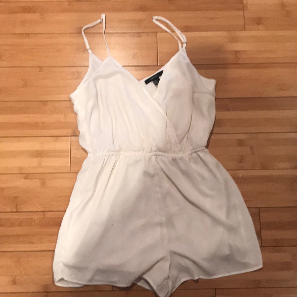 Forever 21 off white romper